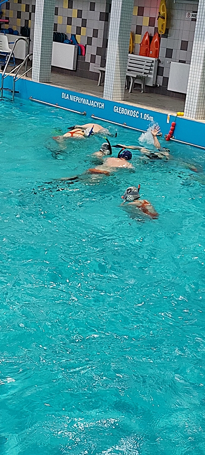 Hokej pod wodą Walenie Siemianowice Śląskie Trening 11 III 2023